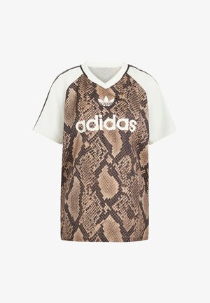 adidas Originals, T-shirts print - linen/magic beige