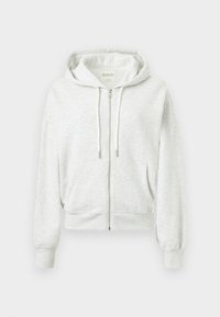 ESSENTIAL SUNDAY HOODED - Camisola com fecho - grey