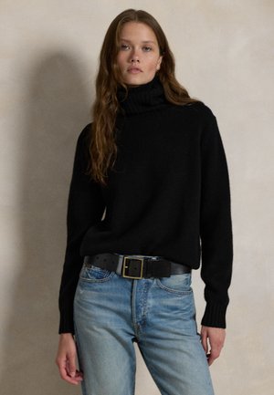 Polo Ralph Lauren, WOOL TURTLENECK SWEATER - Pullover - black