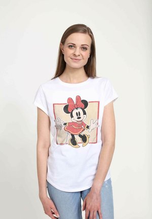 Disney DISNEY CLASSIC MICKEY CHINESE MINNIE - T-shirt con stampa - white