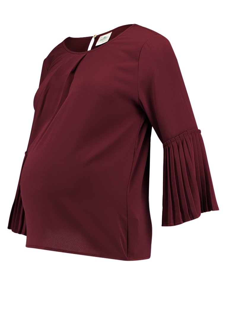 Spring Maternity Blouse rood