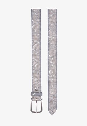 b.belt, Gürtel - vanille metallic
