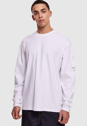 Urban Classics SLEEVE POCKET - Langarmshirt - white