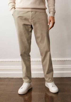 STRETCH CHINOS SLIM FIT - Chino kalhoty - mottled beige