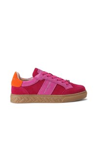 Baskets Kurt Geiger En Satin Bordeaux | Style 