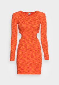 CUT OUT DRESS - Vestido de dia - red/orange