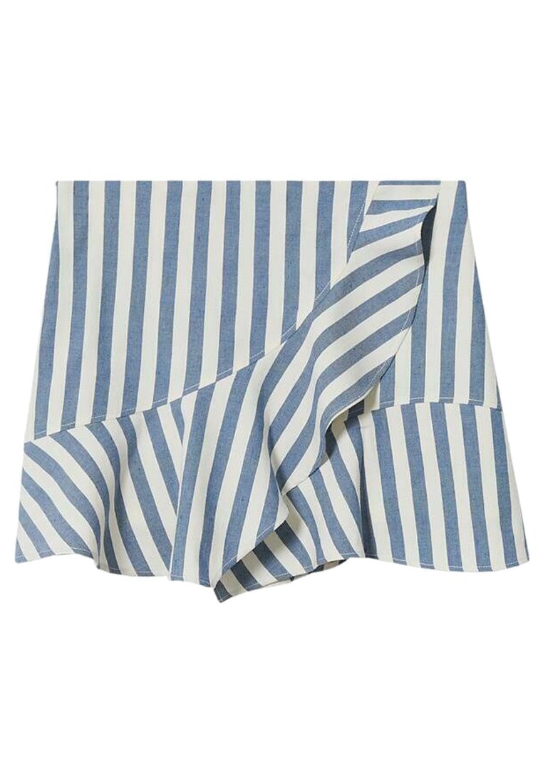 Mango A-lijn rok donkerblauw Mango A-lijn rok donkerblauw