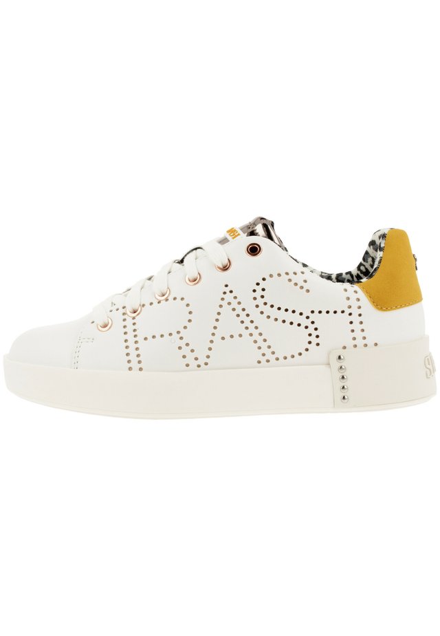 SUPERTRASH LEWI LSR - Sneakers laag - wht-ylw