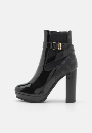 Plateaustiefelette - black