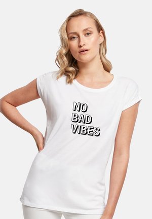 CLASSIC ROLL UP NOBADVA - Print T-shirt - white