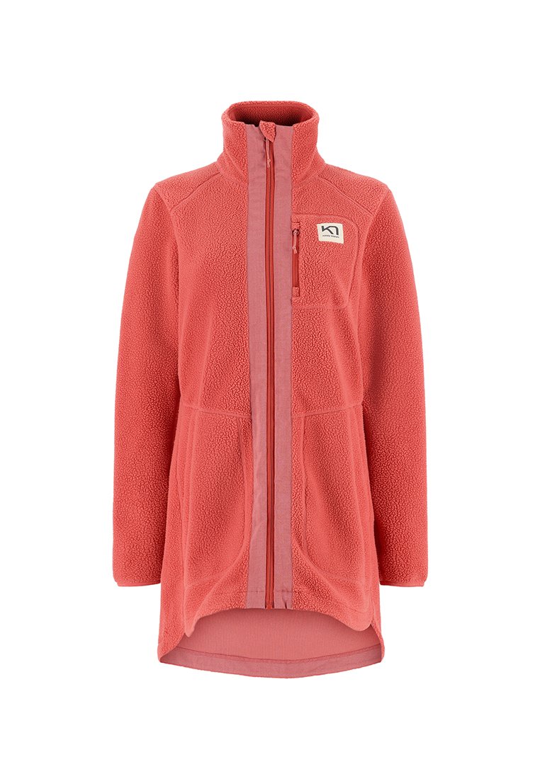 Kari Traa Fleecejas lichtrood