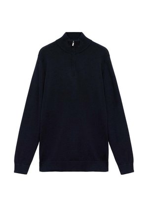 Stickad tröja - royal blue