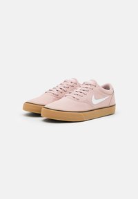 Nike SB SB CHRON 2 CANVAS - Sapatilhas - pink oxford/white/light brown/black