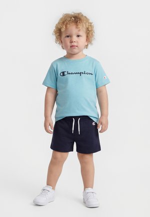 Champion ICONS CONTRAST TODDLER WITH BIG LOGO SET - Træningsbukser - blue