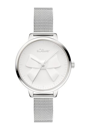 MIT VERSPIELTEM SCHLEIFENMOTIV - Horloge - silver-coloured