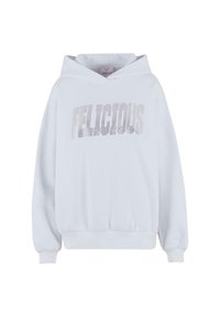 RHINESTONES - Hoodie - white