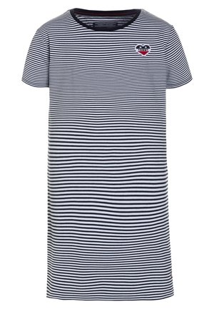 SHIFT STRIPE DRESS - Jerseyjurk - white