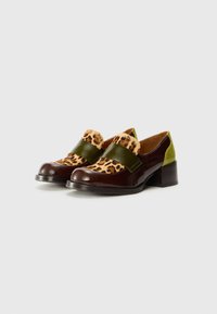 Chie Mihara ZUMAIRA - Slip-ons - sucre choco/pinkie leopa/sucre mili/aru kiwi