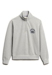 Superdry & Co ATHLETIC ESSENTIALS HALF ZIP - Sweatshirt - grey marl