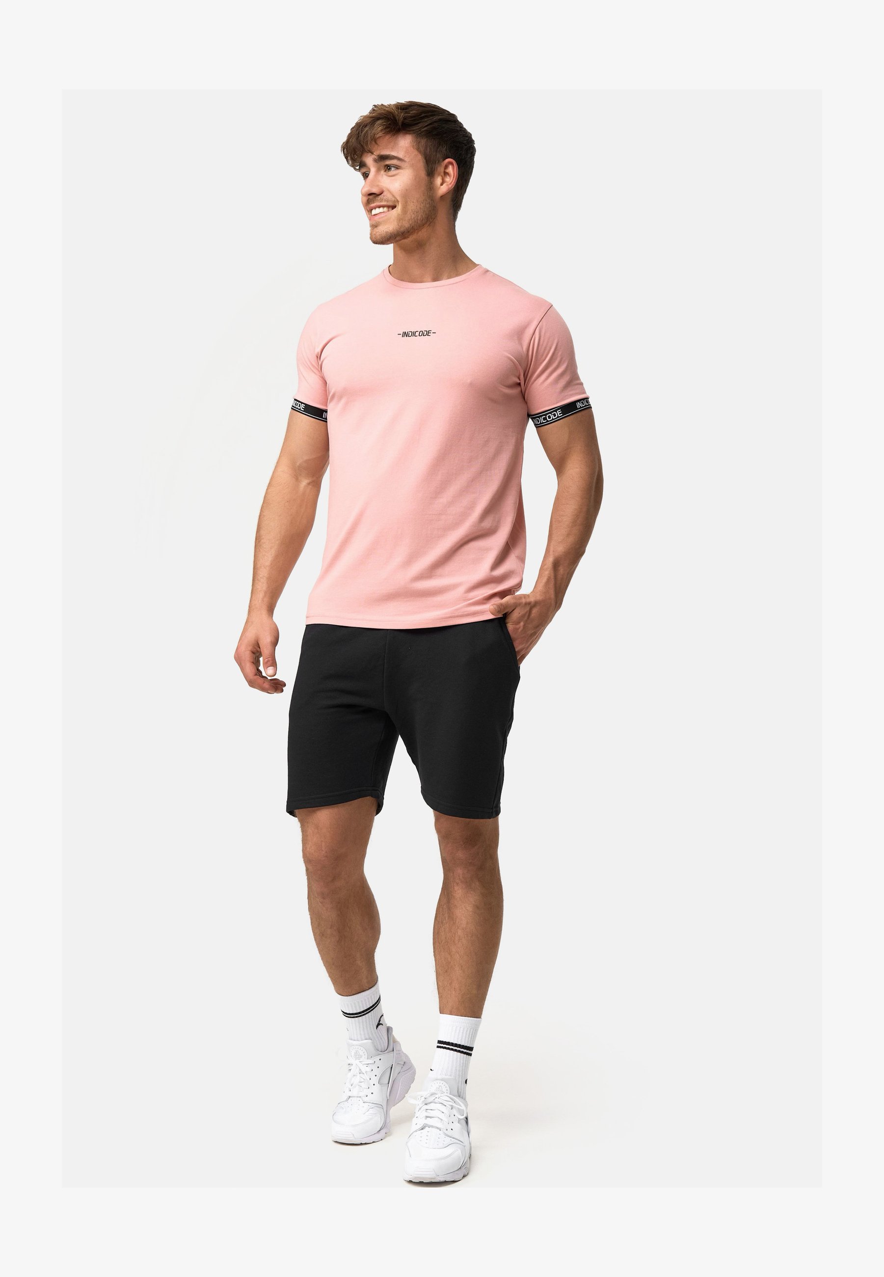 Indicode Uomini Lutzy Shirt – Maglietta Morbida Cotone Ed Elastan, Girocollo, Vestibilità Comoda