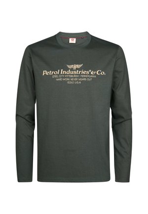 Petrol Industries, GRAPHIC LONG-SLEEVED T-SHIRT MILLWALL - Langærmet T-shirt - deep green