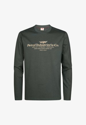 Petrol Industries, GRAPHIC LONG-SLEEVED T-SHIRT MILLWALL - Langarmshirt - deep green