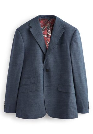 REGULAR FIT WOOL SUIT: JACKET - Anzugsakko - blue