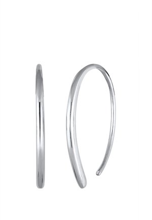 HOOPS DESIGN - Pendientes - silver-coloured