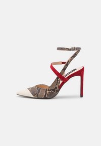 Não selecionado, multi-coloured