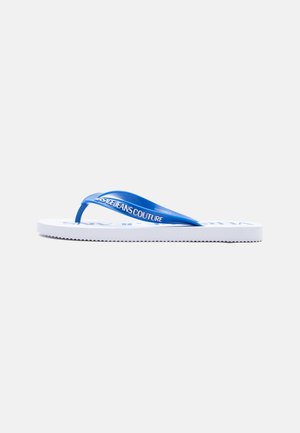 Versace Jeans Couture FONDO - Sandales tongs - white/sea
