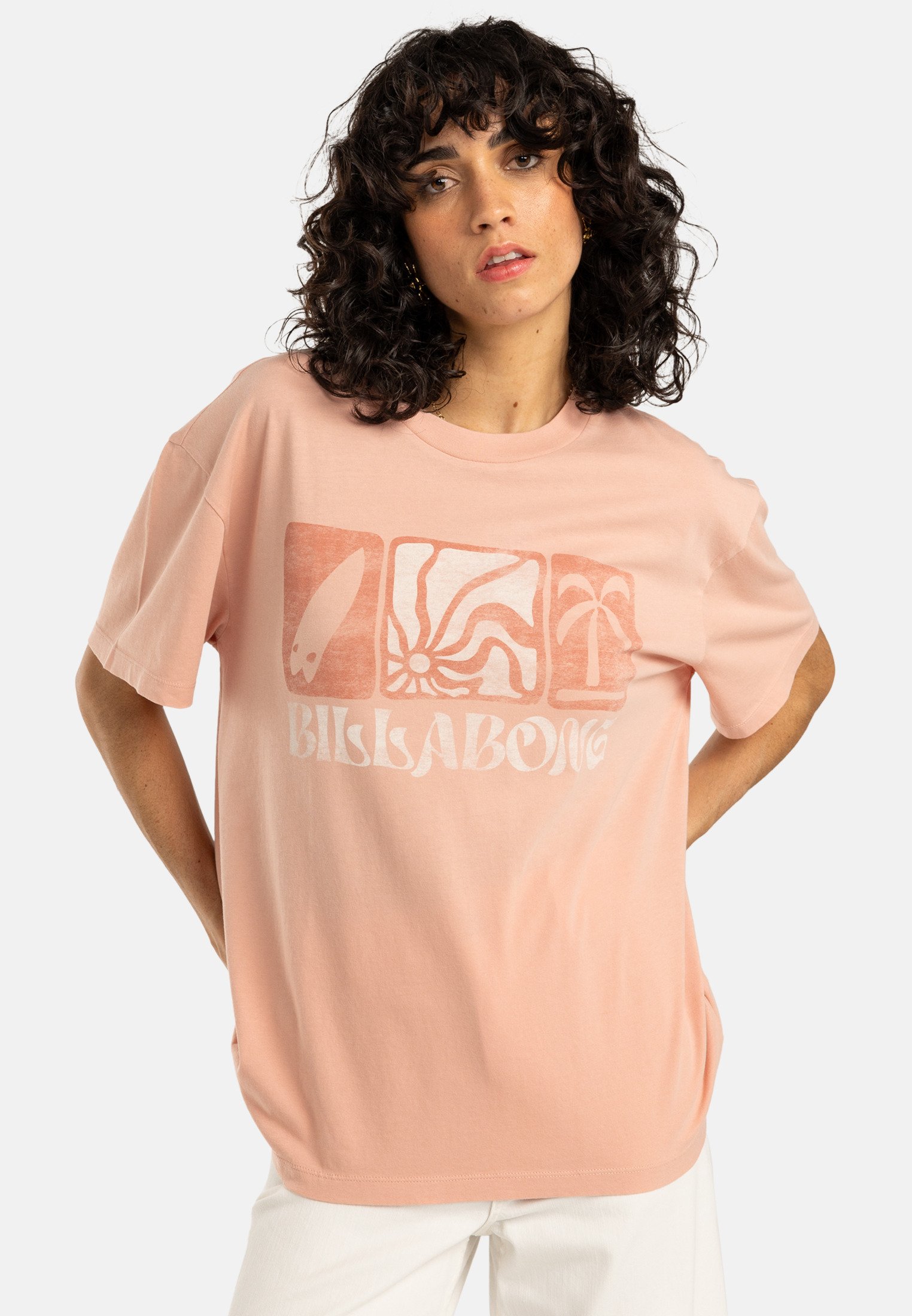 売れ筋商品|||ビラボン Tシャツ レディース トップス BEACHBUMS - Print T-shirt - pink Billabong BEACHBUMS - T-Shirt print - pink/rosa - Zalando.ch