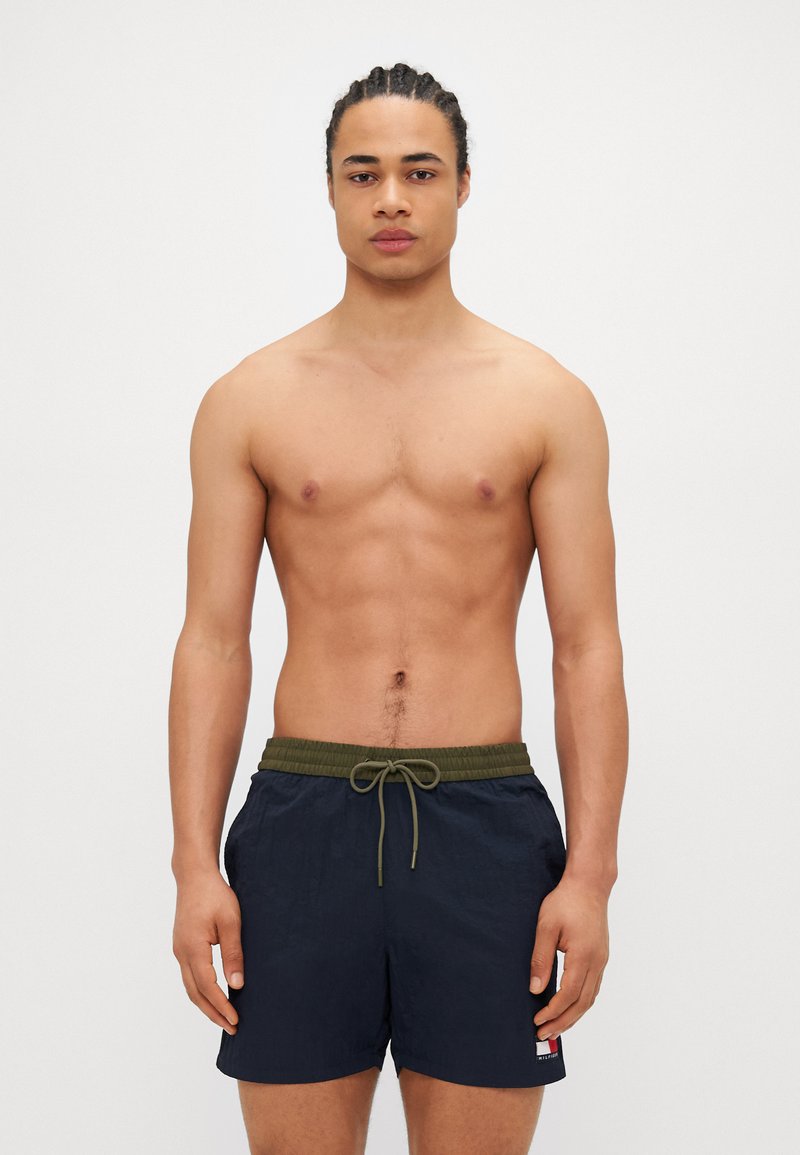 Tommy Hilfiger HERITAGE MEDIUM DRAWSTRING - Shorts da mare - desert sky