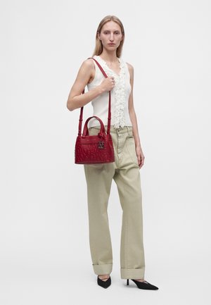Armani Exchange, Τσάντα χειρός - dark red