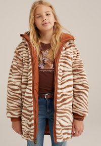 WE Fashion Zimní kabát - brown