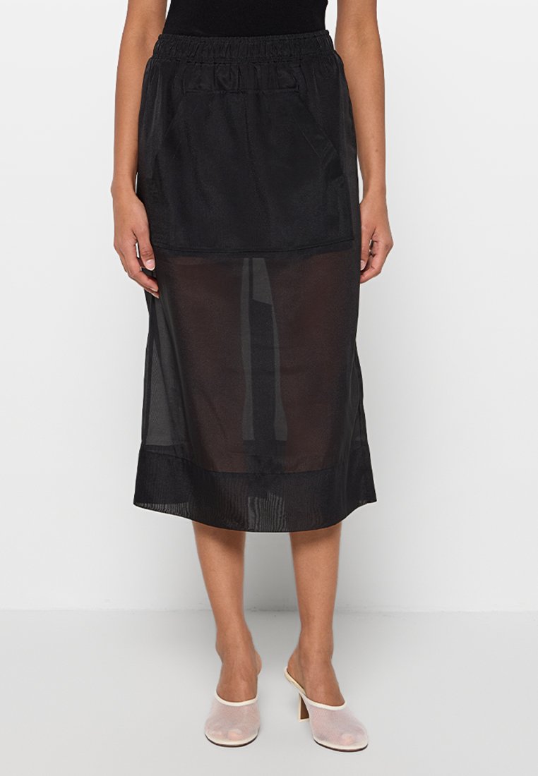 TWINSET Kokerrok antraciet gemêleerd