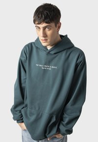 Kaotiko THE ONLY TRUTH IS MUSIC UNISEX - Jersey con capucha - sand