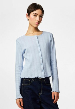 PCMARIE POIN NOOS - Chaqueta de punto - cashmere blue