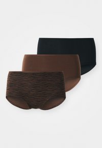 ZEBRA 3 PACK - Underbukse - brown