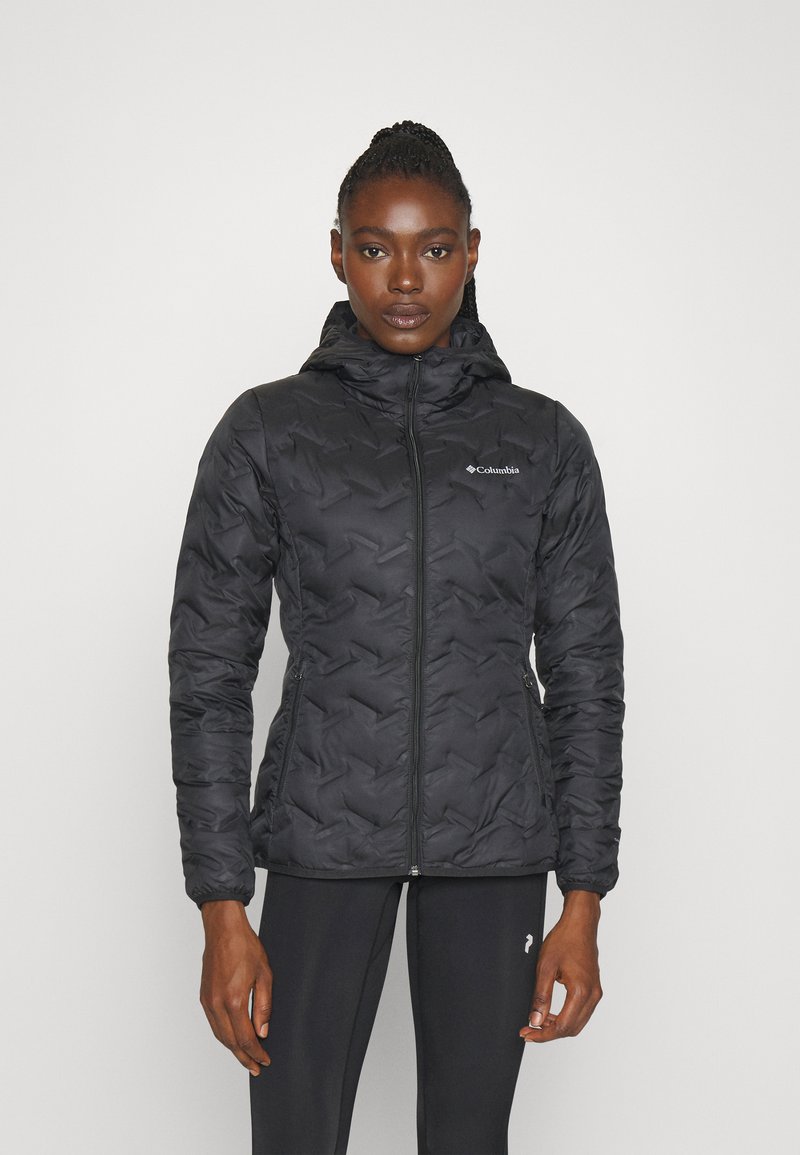 Columbia DELTA RIDGE™ HOODED JACKET Down jacket black Zalando.ie