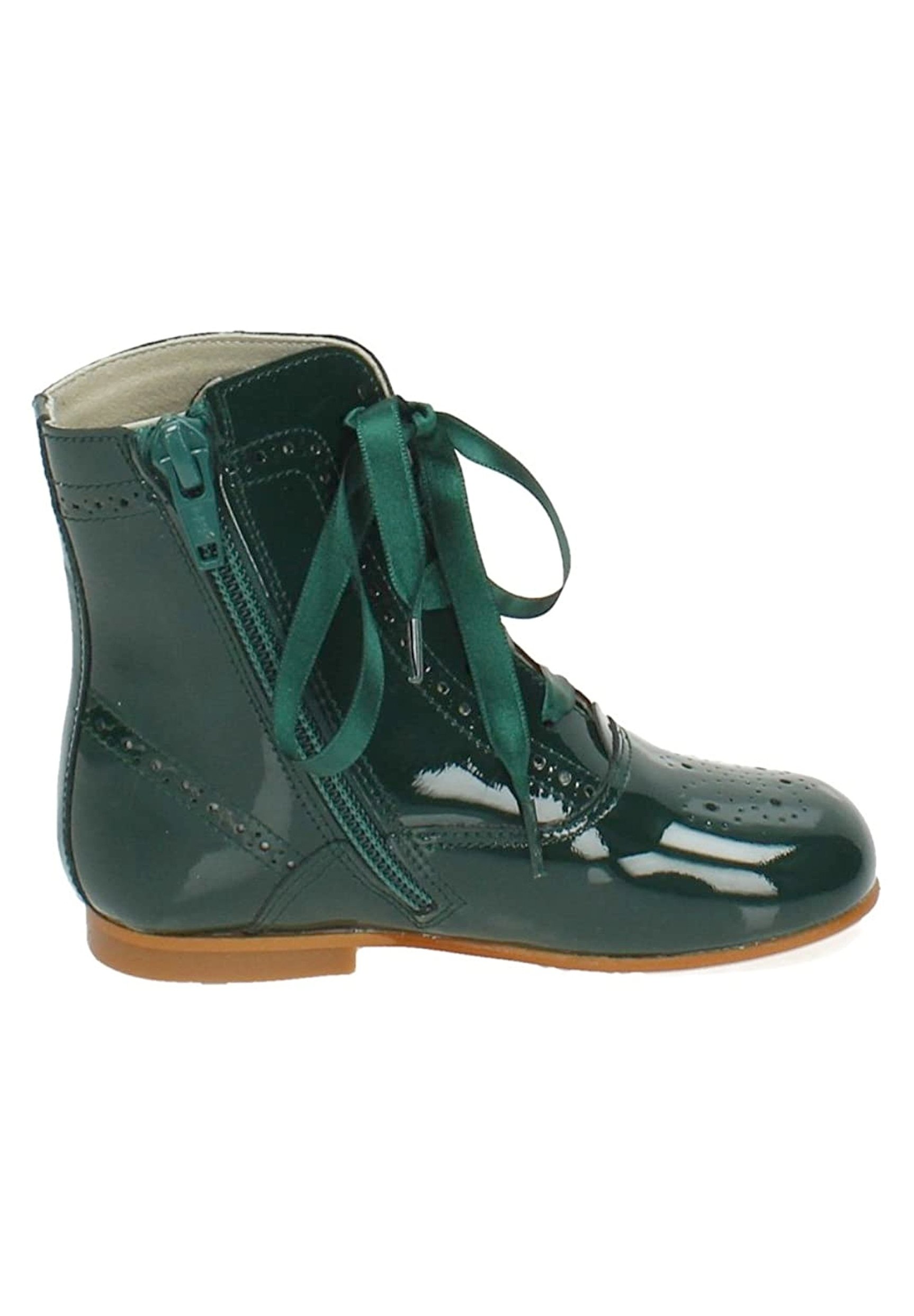 Colores PASCUALA EN CON CREMALLERA - Botas con cordones - verde/verde  oscuro - Zalando.es