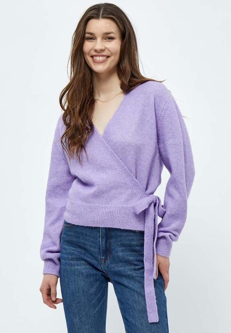 PEPPERCORN PCPENELOPE Cardigan bougainvillea lilac melange/purple