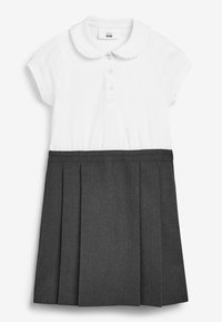 Next - 2-IN-1 SHORT SLEEVE PINAFORE - Blusenkleid - grey Thumbnail-Bild 1