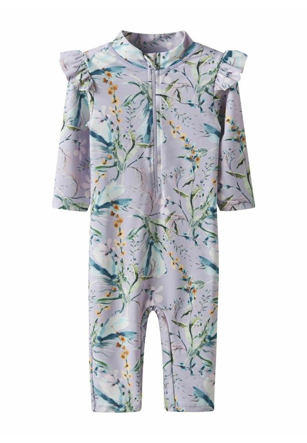 PRINT - Badeanzug - orchid bloom