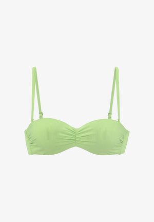 Venice Beach, BANDEAU - Bikini top - lime