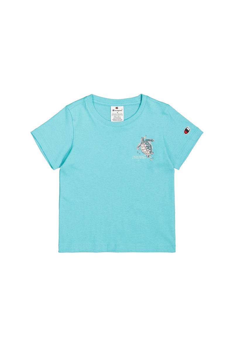 Champion T-shirt print blauw Champion T-shirt print blauw