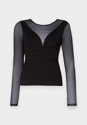 ONLY ONLBECKI BODYTOP - Hosszú ujjú felső - black