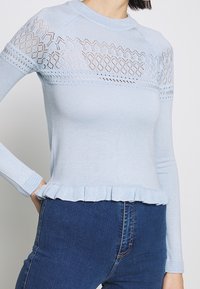 Topshop Strickpullover - light blue