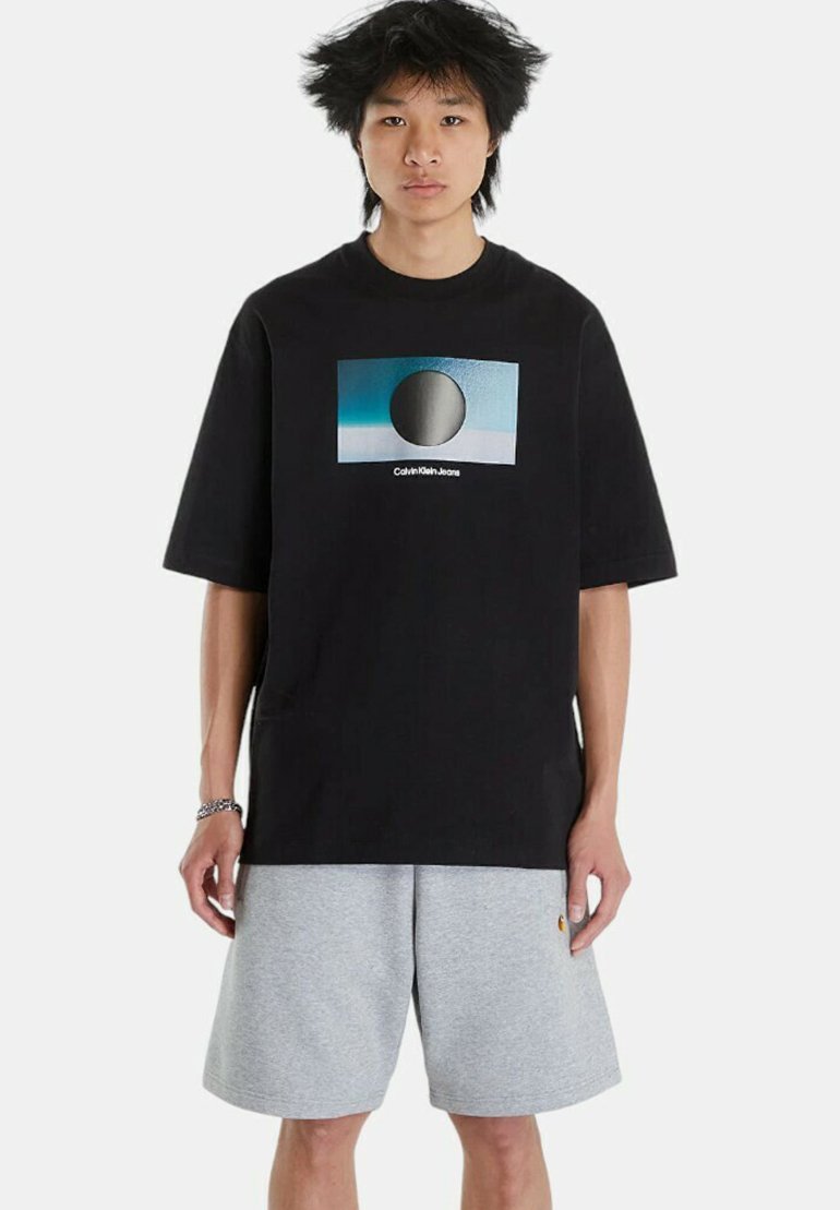 Calvin Klein Camiseta estampada - black