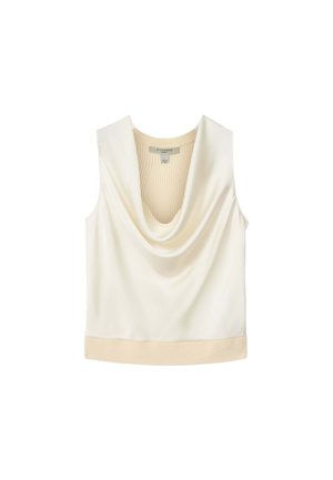 AllSaints, ZOEY COWL TOP . - Blouse - antique white