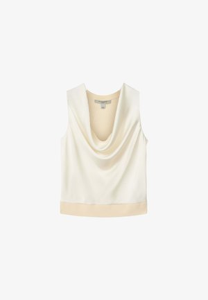 AllSaints, ZOEY COWL TOP . - Blouse - antique white
